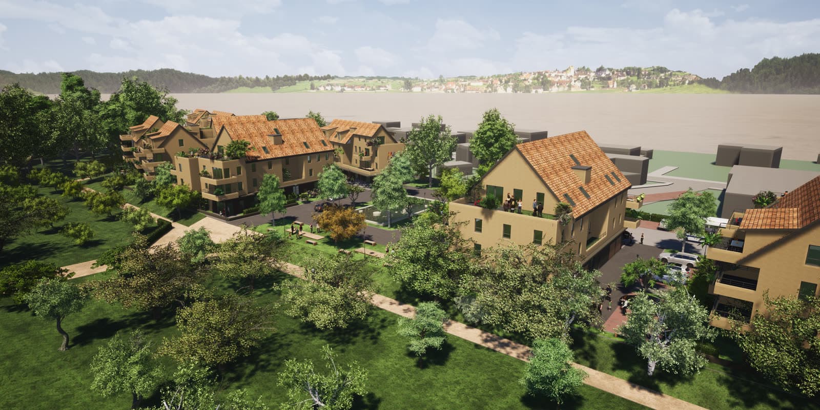 T3 neuf — Les Jardins de la Sauer, lot A206