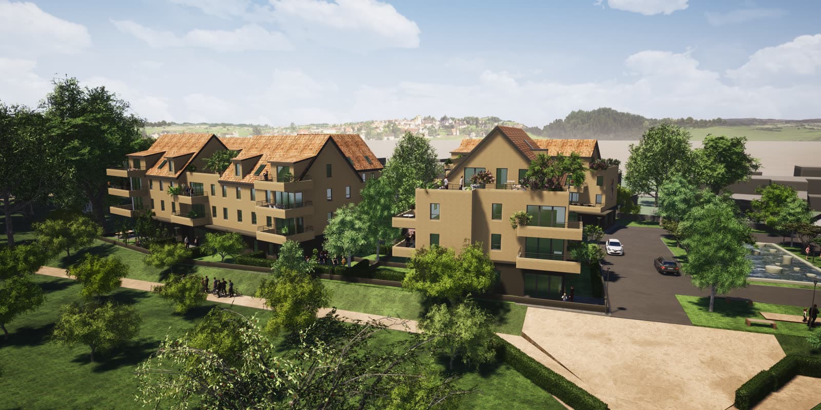 T3 neuf — Les Jardins de la Sauer, lot A204